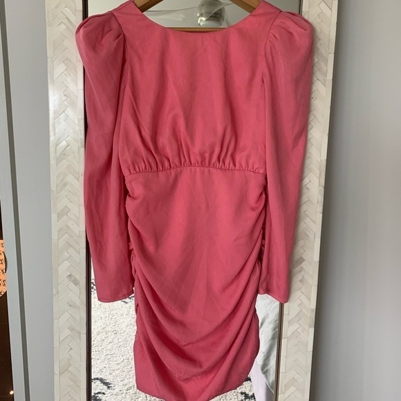 Revolve NBD Bekah Long Sleeve Ruched Mini Cocktail Dress - Picture 5 of 11